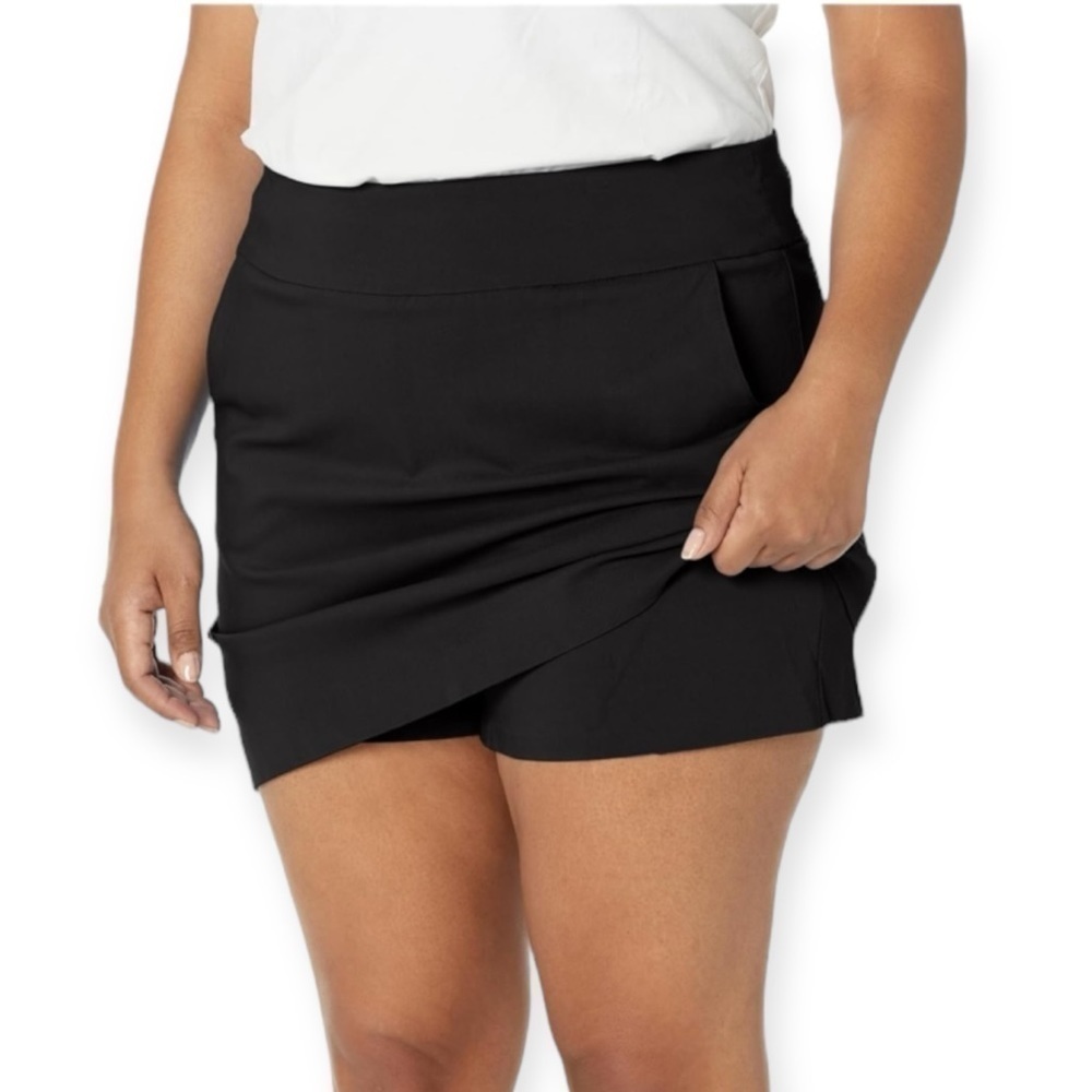 NWT Zac & Rachel Women's Black Pull-on Skort